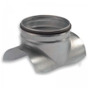 Nyeregidom horganyzott acél  NA  500 /  160 mm 90° gumitömítéssel ARG90