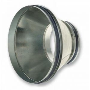 Koncentrikus szűkítő horganyzott acél  NA  600 /  400 mm gumitömítéssel