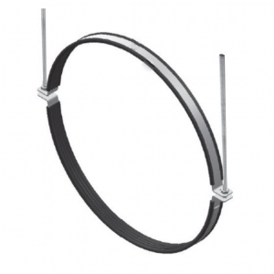 Légtechnikai gumis csőbilincs DN  800 mm kétpontos felfüggesztéssel (OBMC)