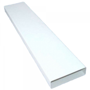 Műanyag  (PVC) lapos légcsatorna  60 x 204 mm, h = 1,50 méter