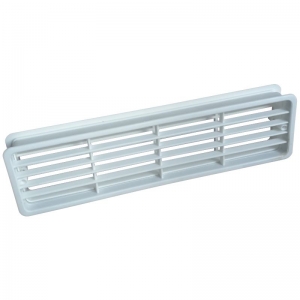 Ajtószellőző rács (műanyag ajtórács) 310 x 82 mm, fehér