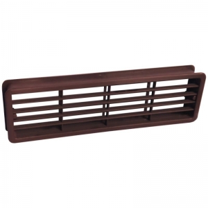 Ajtószellőző rács (műanyag ajtórács) 310 x 82 mm, sötétbarna