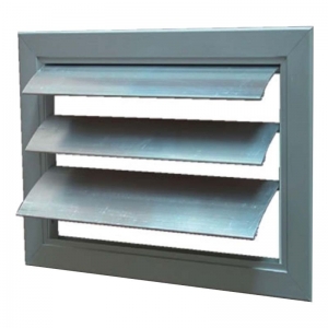 OKM I  800 x  200 mm alumínium túlnyomás kibocsátó zsalu, befúvó rendszerhez