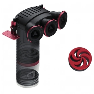 OctoPLUS csőbe tolható légmennyiség szabályzó és hangcsillapító NA125 mm OP DAM 1