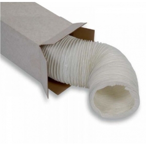 PVC-W 152 mm szigeteletlen flexibilis PVC légcsatorna darabolt, 1 m / db-tól  (-5 °C-tól +60 °C-ig)