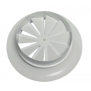 RWR-2 355 perdületes mennyezeti acél anemosztátok fix lamellákkal (NA355 mm) 1