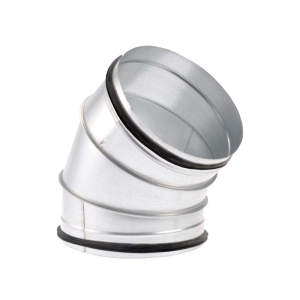 Rozsdamentes könyökidomok 45° gumitömítéssel - MINTA