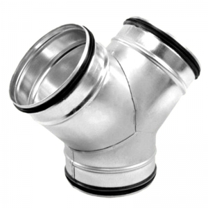 Rozsdamentes nadrágidomok (Y-idom) 90° gumitömítéssel - MINTA