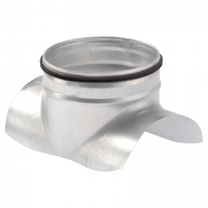 Rozsdamentes nyeregidomok 90° gumitömítéssel - MINTA