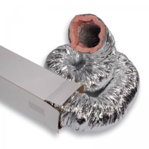 SONOFLEX 102 mm hő- és hangszigetelt flexibilis légcsatorna (-30°C-tól +140 °C-ig) 10 méter / doboz