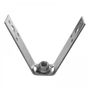 Trapézlemez  függesztő - trapézfüggesztő (fix ; M08 menettel ; hangcsillapító gumi nélkül