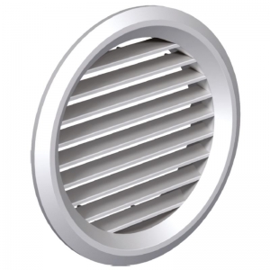 VMV 125  bVs fix lamellás műanyag kör alakú elszívó / befúvó rács