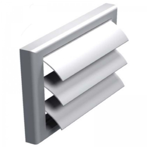 VMV 250 J műanyag négyszög alakú túlnyomás kibocsátó zsalu