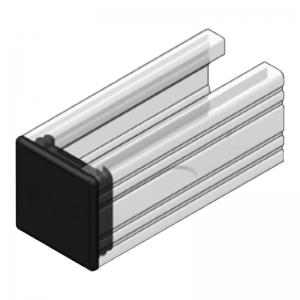 Záródugó (végdugó) 41 x 41 mm-es szerelősínhez