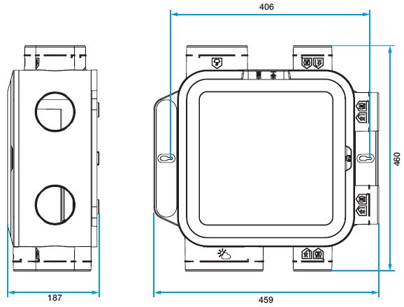 EasyHOME Auto Classic lakásszellőztető