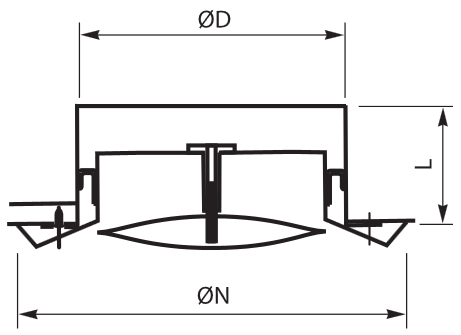 DVI légszelep geometriai méretek