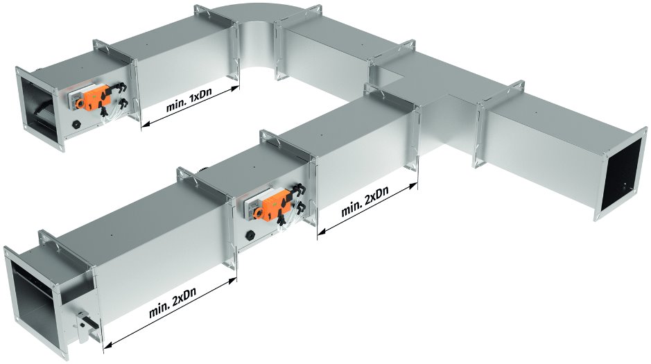 VAV-KR elhelyezési vázlat