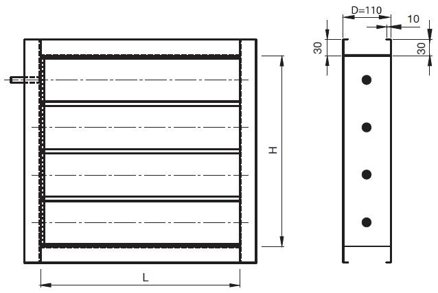 JS 250 szabályzózsalu