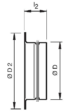 Csatlakozó csonk gumitömítéssel