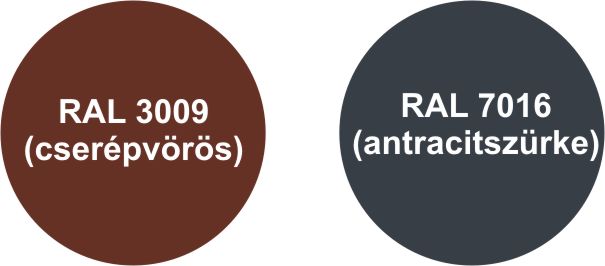 CTA jelű tetőátvezető idom - színválaszték