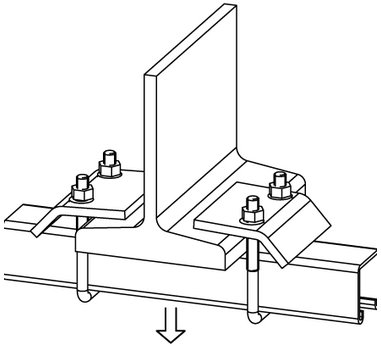feszítő rögzítő